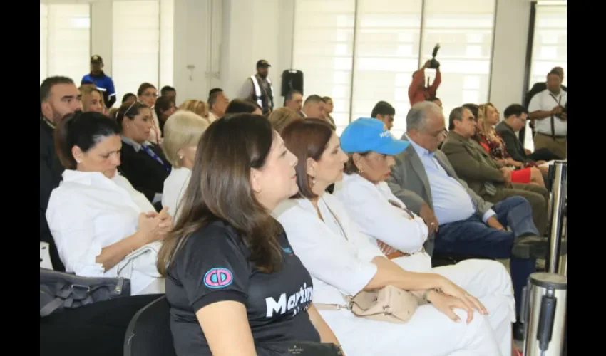 Foto ilustrativa durante la audiencia. 