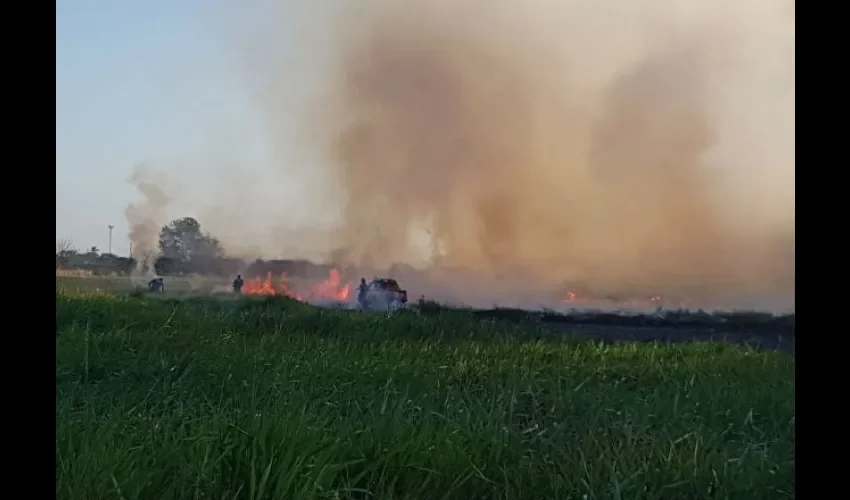 Foto ilustrativa del incendio. 