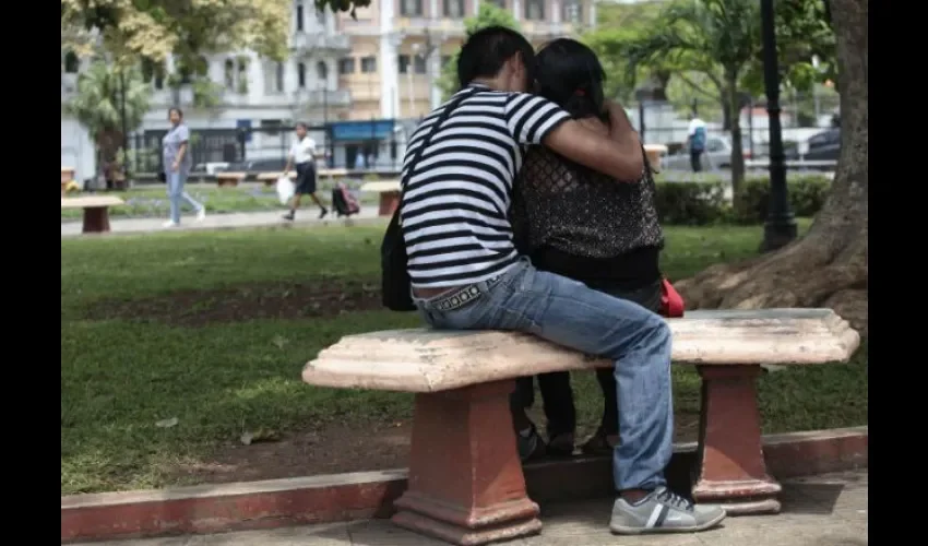 Foto ilustrativa de una pareja joven. Archivo. 