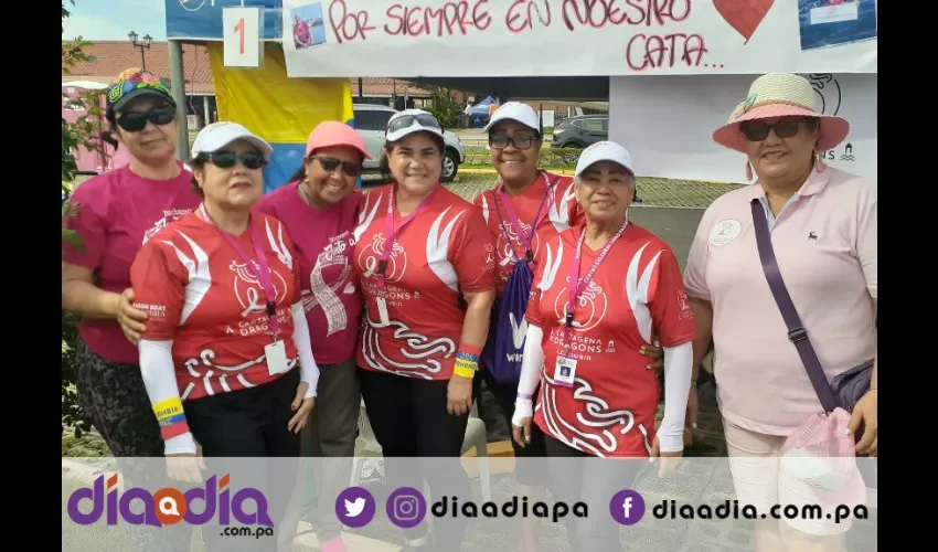 El equipo de Cartagena, Colombia corre por su amiga Cata. Foto: Jesús Simmons