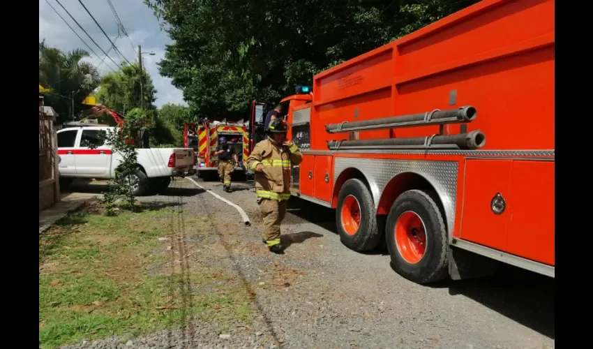 Foto ilustrativa del área del accidente. 