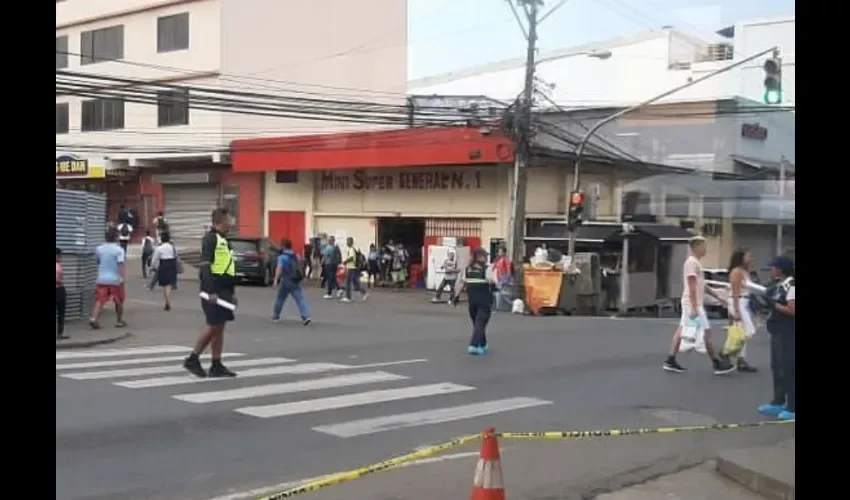 Foto ilustrativa del área del accidente. 