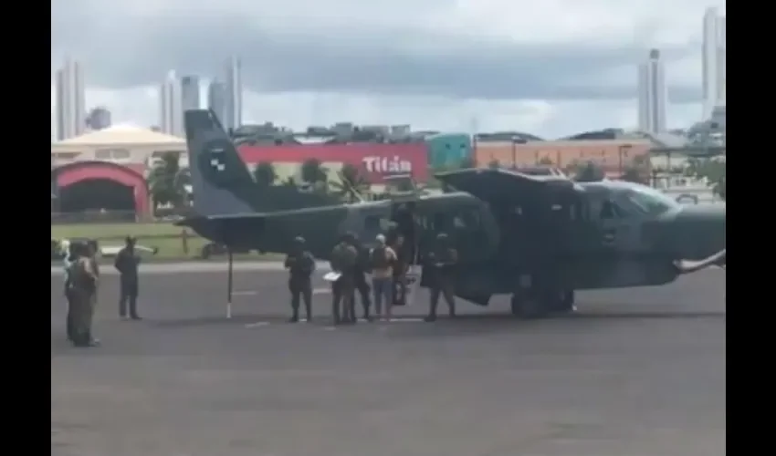 Foto ilustrativa de la llegada a Panamá. 