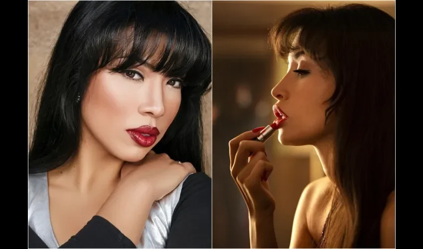 La actriz Christian Serratos en el papel de la cantante Selena Quintanilla en "Selena: The Series". Fotos: EFE