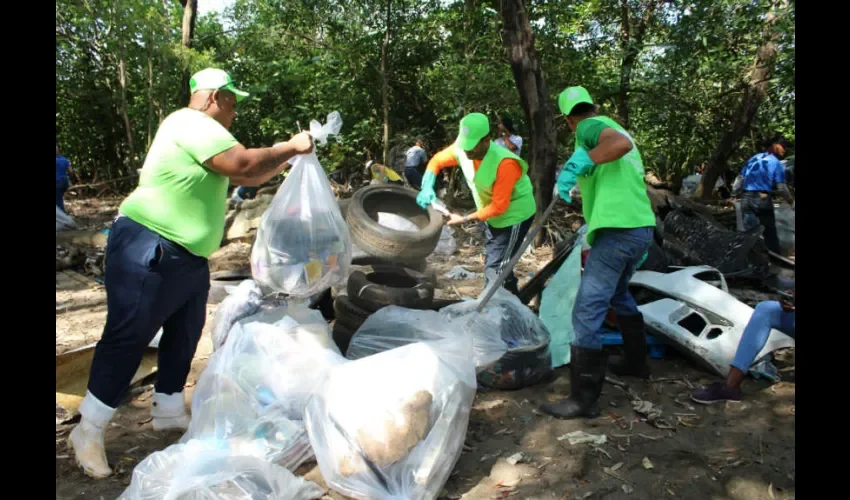 La actividad se realizó en la playa de Panamá Viejo, en donde también participaron funcionarios del Ministerio de Gobierno, Seguridad, Obras Públicas, Autoridad del Canal de Panamá, entre otros. 