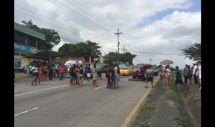 Foto ilustrativa del último cierre de calle registrado en el área. 