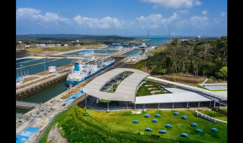 Foto ilustrativa de las esclusas de Aguas Claras. 