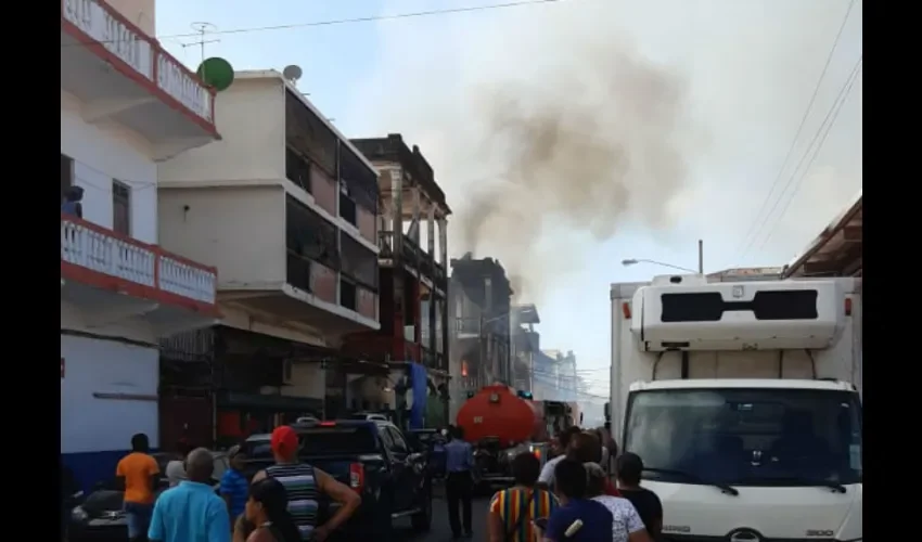 Foto ilustrativa del incendio. 