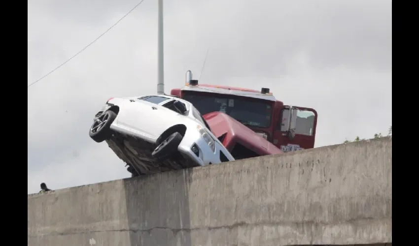 Foto ilustrativa del accidente. 