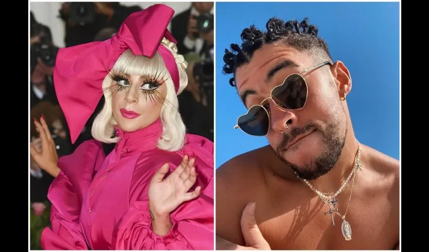 Lady Gaga y Bad Bunny. 