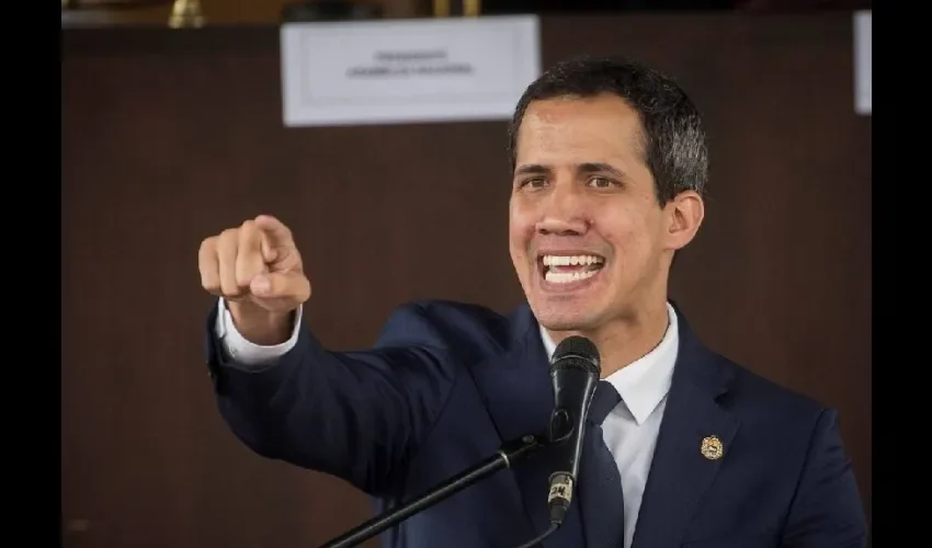 Foto ilustrativa de Guaidó. 