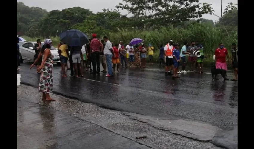 Foto ilustrativa de las protestas. 