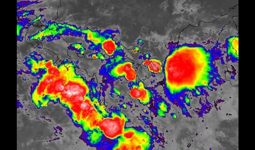 Foto ilustrativa del mal tiempo en Panamá. 
