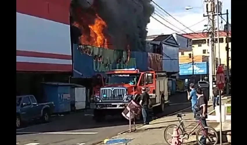 Foto ilustrativa del incendio. 