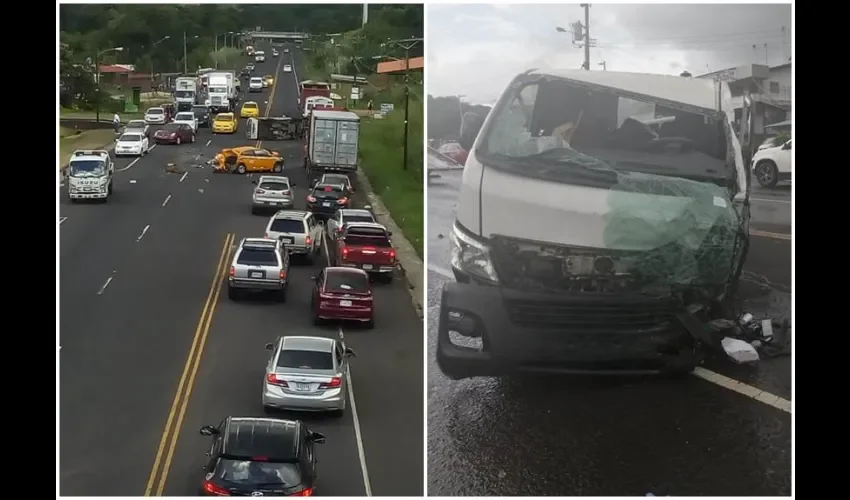 Accidente de tránsito. 