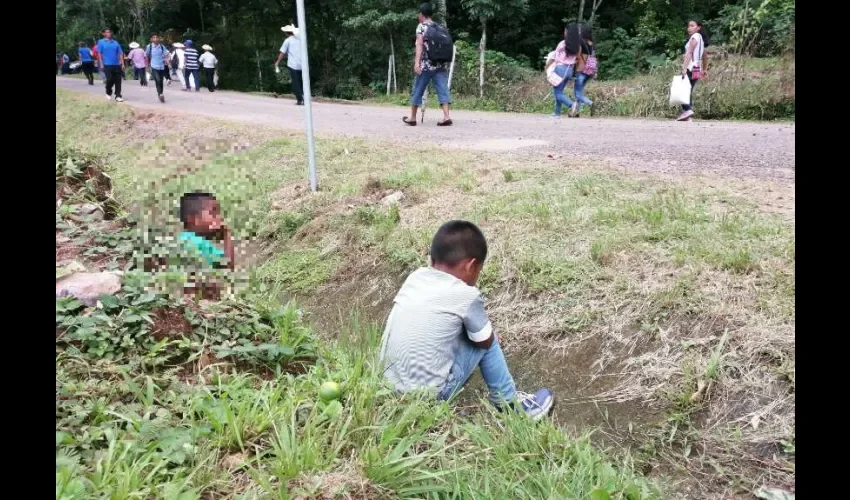 Foto ilustrativa de niños cerca al proyecto. 