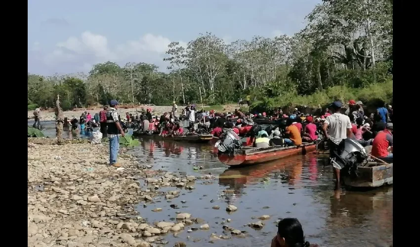 Foto ilustrativa de la migración. 