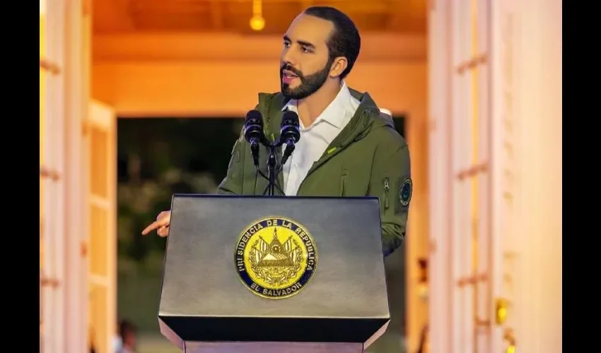 Presidente de El Salvador, Nayib Bukele. 