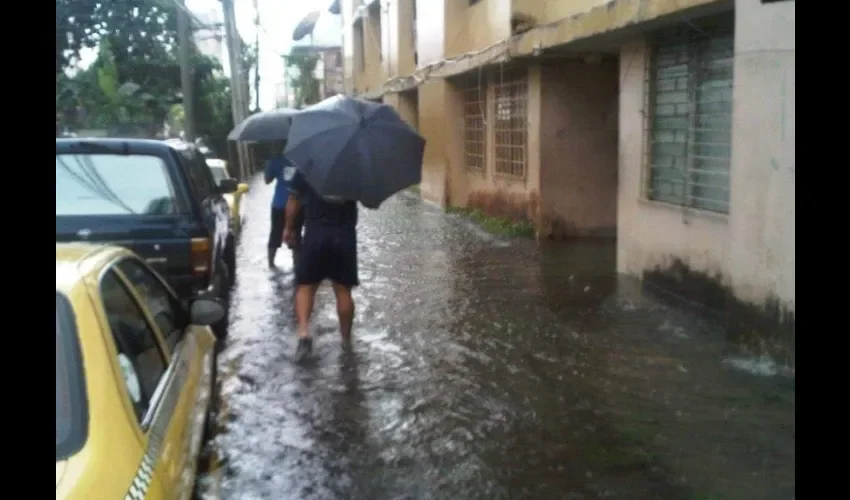 Foto ilustrativa de la inundación. 