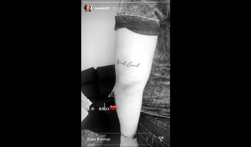 Su tatuaje de Yemil