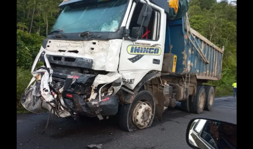 Foto ilustrativa del accidente. 