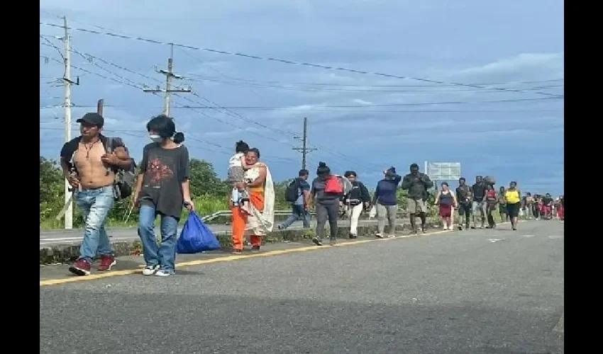 Vista de los cierres en el interior del país. 