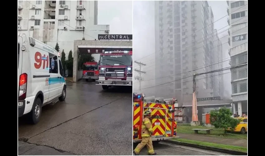 Fotos: Cuerpo de Bomberos. 