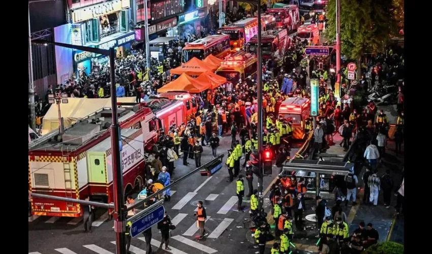 Vista el área del incidente. 