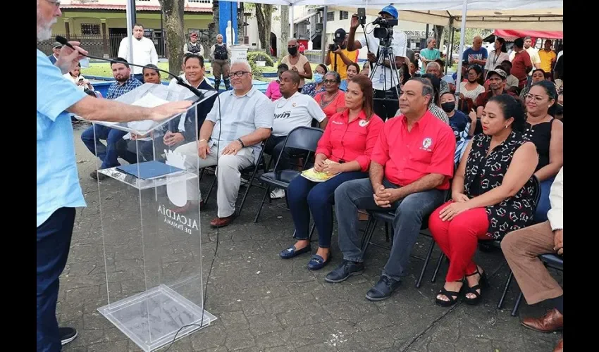 Vista de la presentación del proyecto. 