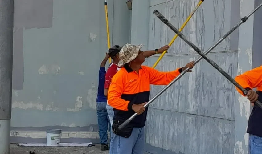 Avanzan los trabajos de mejoras.