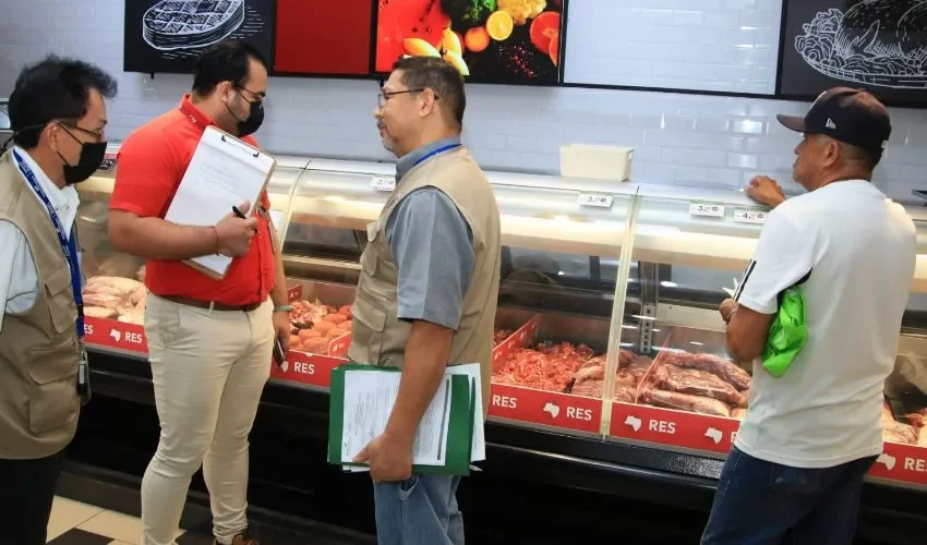 Inspección en los supermercados. 