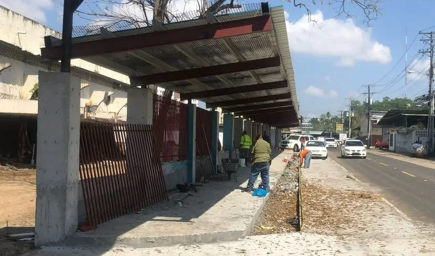 Vista de las mejoras en el plantel. 