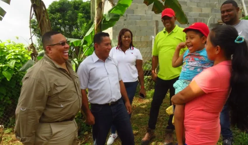 La vivienda beneficiará al niño y su familia. 