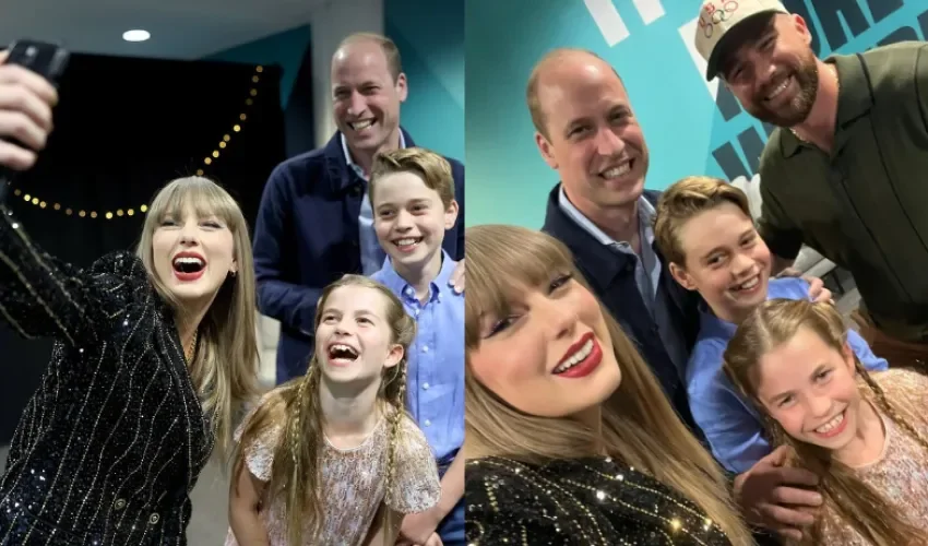 Fotos: @princeandprincessofwales y @taylorswift